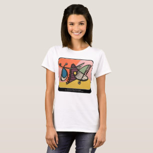 T-shirt Peinture "Abstraite moderne du milieu du siècle, 
