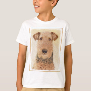 T-shirt Peinture Airedale Terrier - Cute Original Art