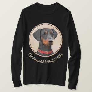 T-shirt Peinture allemande Pinscher - jolie art original c