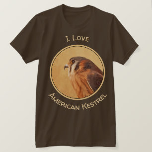 T-shirt Peinture américaine Kestrel - Art original pour oi