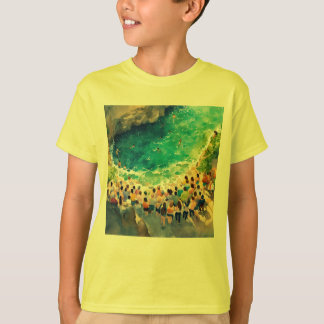 T-shirt peinture aquarelle,