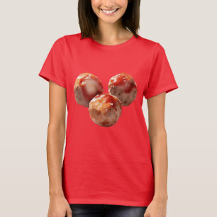 T-shirt Peinture aquarelle de boulettes de viande juteuses