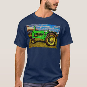 T-shirt Peinture aquarelle d'un John Deere M vintage 1936