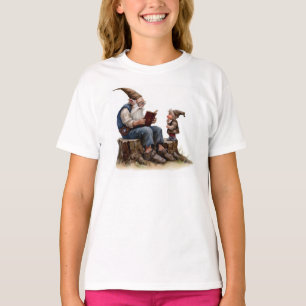 T-shirt Peinture aquarelle d'un vieil homme
