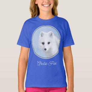 T-shirt Peinture Arctic Fox - Art original de la faune