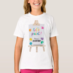 T-shirt Peinture Art Artiste Peinture Anniversaire Thème