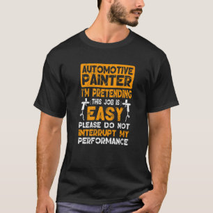T-shirt Peinture automobile Peinture automobile Peinture a