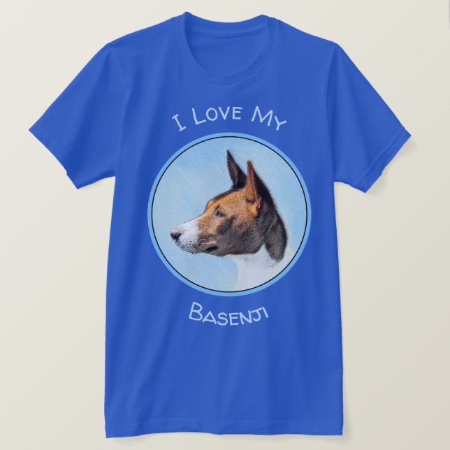 T-shirt Peinture Basenji - Belle Art Original (Design devant)