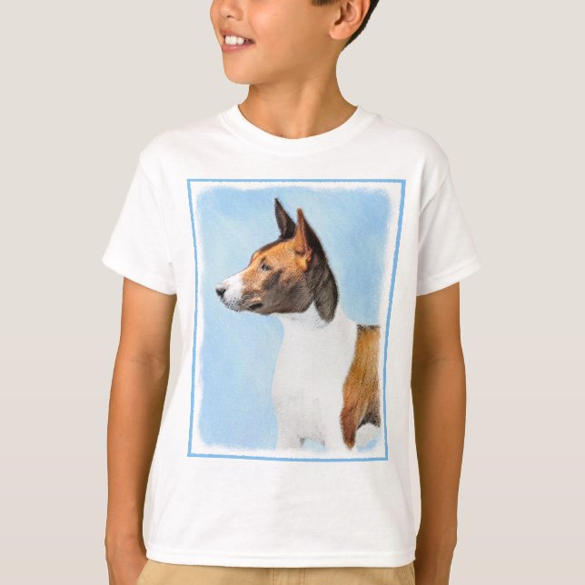 T-shirt Peinture Basenji - Belle Art Original (Devant)