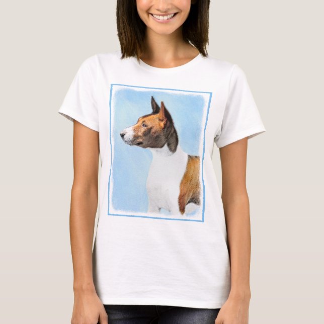 T-shirt Peinture Basenji - Belle Art Original (Devant)