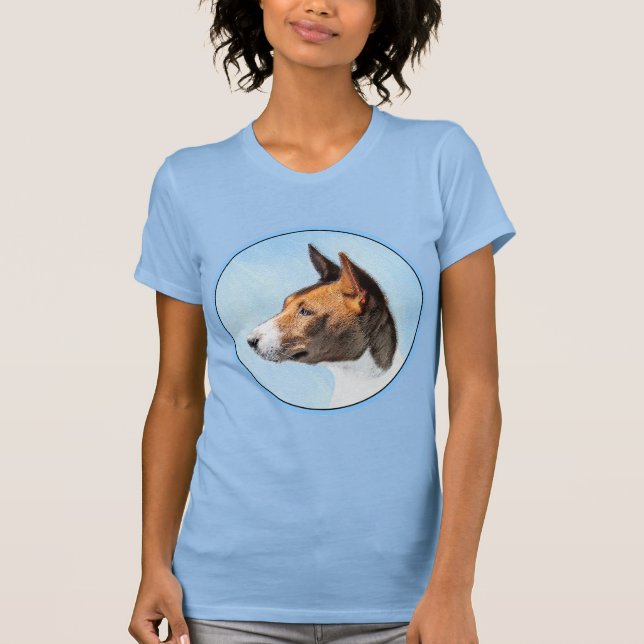 T-shirt Peinture Basenji - Belle Art Original (Devant)