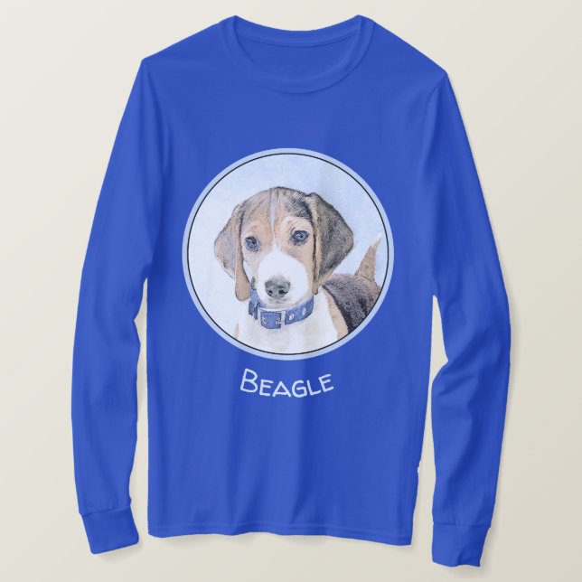 T-shirt Peinture beagle - Cute Original Chien Art (Design devant)