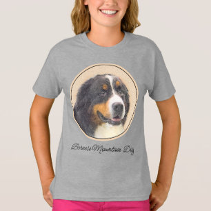 T-shirt Peinture bernoise de chien de montagne - Art origi