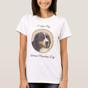 T-shirt Peinture bernoise de chien de montagne - Art origi