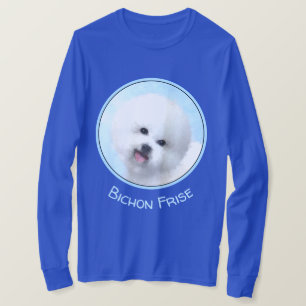 T-shirt Peinture Bichon Frisé - Art de Chien Original Mign