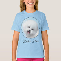 Peinture Bichon Frise - Joli Art Chien original T-