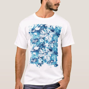 T-shirt Peinture bleue
