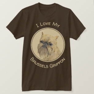 T-shirt Peinture bruxelloise sur le Griffon - Cute Origina