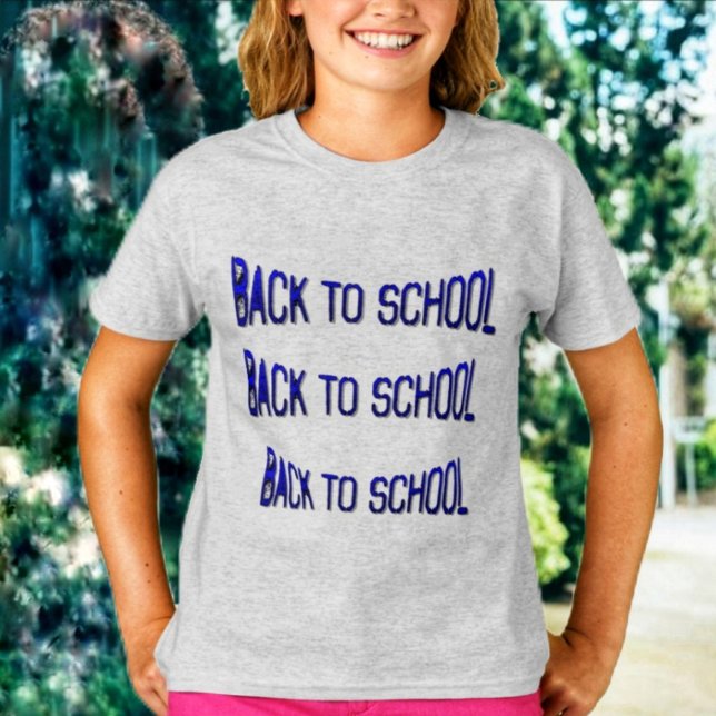 T-shirt Peinture BTS-Bleu S.Paint (This urban, style t-shirt, is a definite motivator, for school!)