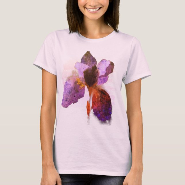 T-shirt Peinture chic Sibérienne Iris (Devant)
