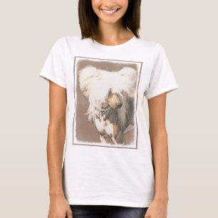 T-shirt Peinture Chinoise sans cheveux peint art original