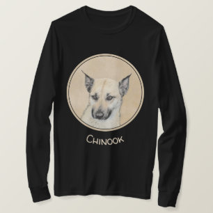 T-shirt Peinture Chinook (Oreilles Pointues) - Art Canin O