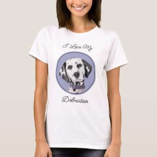 T-shirt Peinture Dalmatienne - Cute Original Chien Art