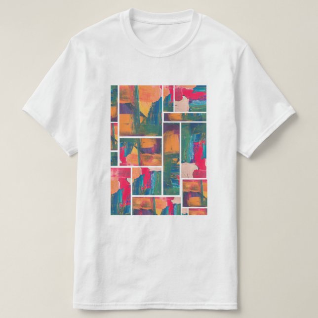 T-shirt Peinture d'art moderne (Design devant)