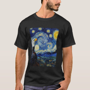 T-shirt Peinture d'art moderne Van Gogh Nuit étoilée Oisea