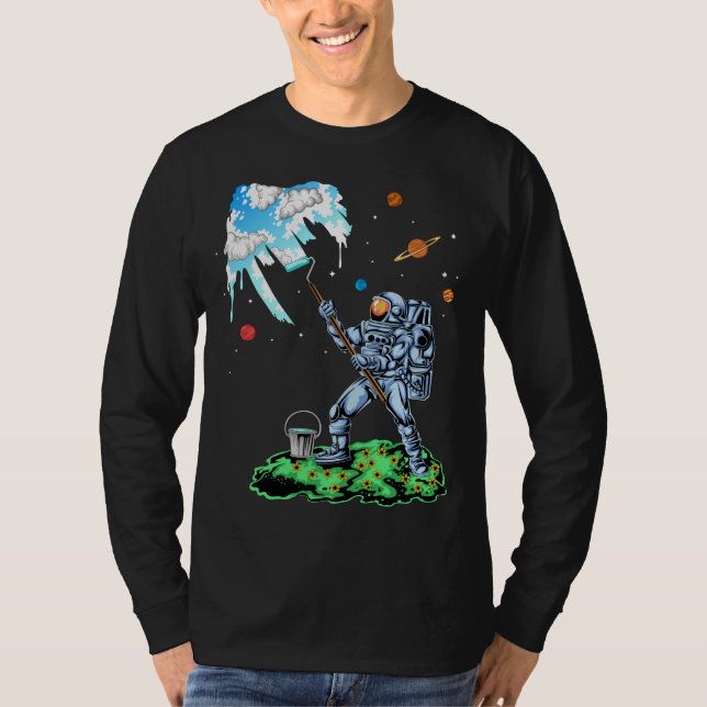 T-shirt Peinture d'astronaute (Devant)