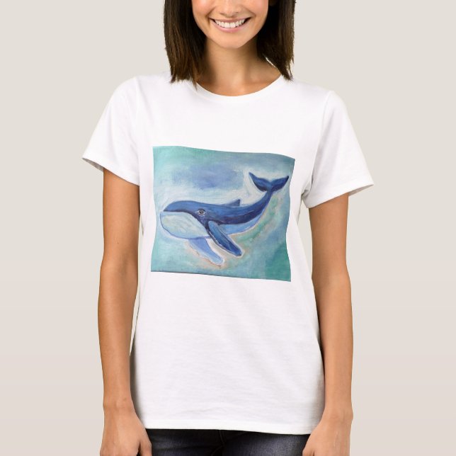 T-shirt Peinture de baleine  (Devant)