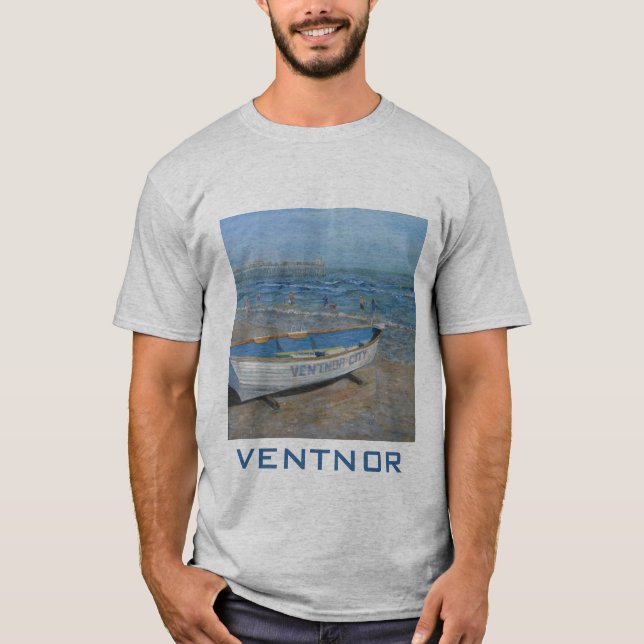 T-shirt peinture de bateau de ventnor, VENTNOR (Devant)