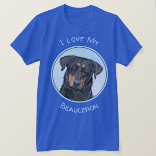 T-shirt Peinture de Beauceron - Cute Original Chien Art