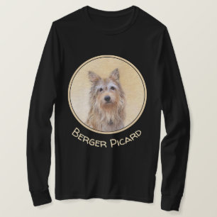 T-shirt Peinture de Berger Picard - Cute Original Dog Art