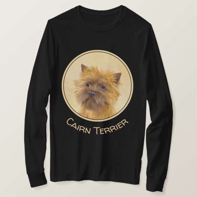 T-shirt Peinture de Cairn Terrier - Cute Original Chien Ar (Design devant)