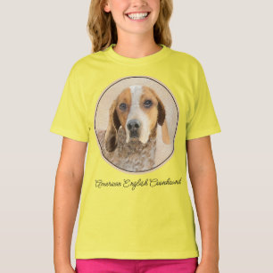 T-shirt Peinture de canard en anglais américain - Dog Art 