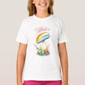 T-shirt Peinture de champignon à l'aquarelle