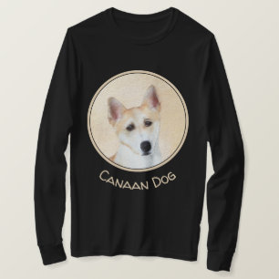 T-shirt Peinture de chien de Canaan - jolie art original d