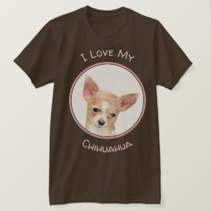 T-shirt Peinture de Chihuahua - Jolie œuvre d'art original