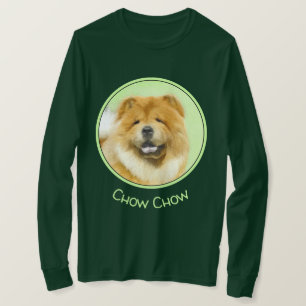 T-shirt Peinture de Chow Chow - Jolie œuvre d'art original