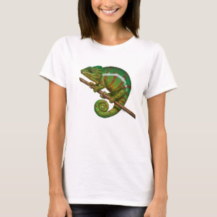 T-shirt Peinture de Digitals de caméléon de panthère