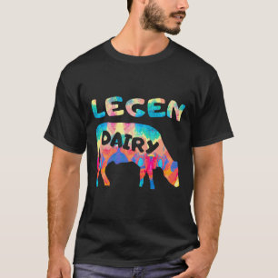 T-shirt Peinture de ferme d'animal de vache laitière Legen