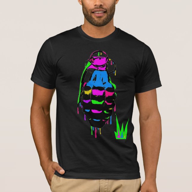 T-shirt Peinture de grenade de Konflict (Devant)
