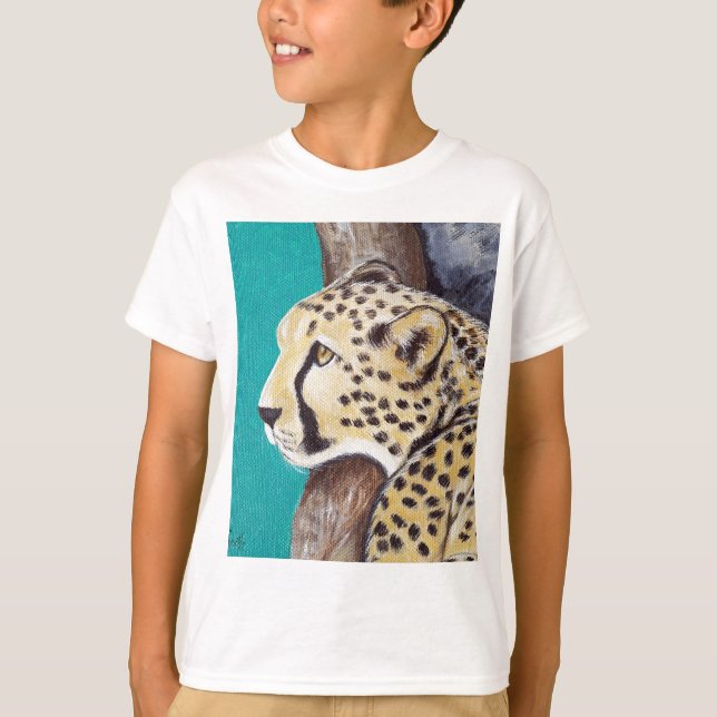 T-shirt Peinture de guépard (Devant)