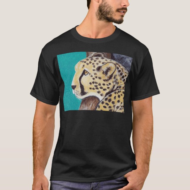 T-shirt Peinture de guépard (Devant)