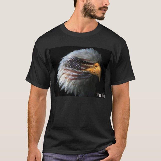 T-shirt Peinture de guerre d'Eagle (Devant)