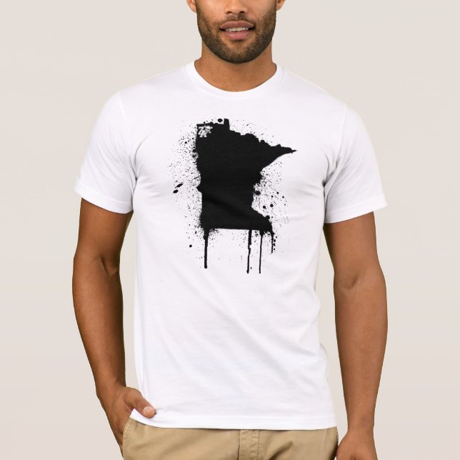 T-shirt Peinture de jet de manganèse (Devant)