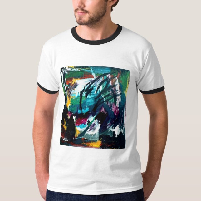 T-shirt Peinture de la reine et Pierre par Sharon Dawn (Devant)