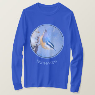 T-shirt Peinture de la sittelle à poitrine rousse, œuvre d