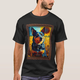 T-shirt Peinture de Lancashire Heeler Tournesol Fleur Mama